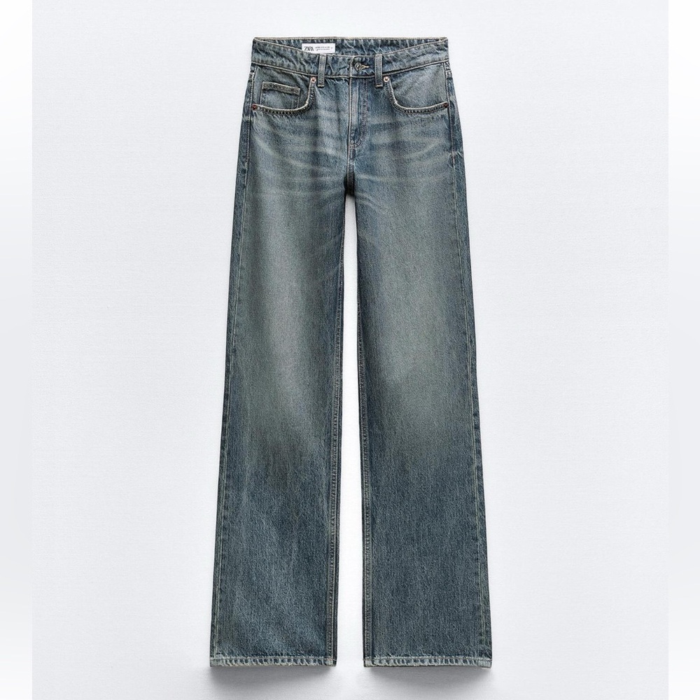 Zara TRF Mid-Rise Jeans